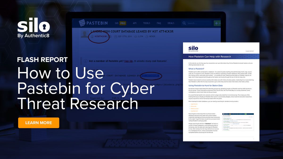 How to use Pastebin for cyberthreat research