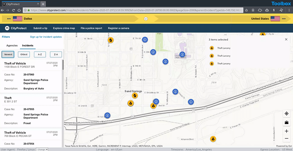 CityProtect: Explore Crime Maps