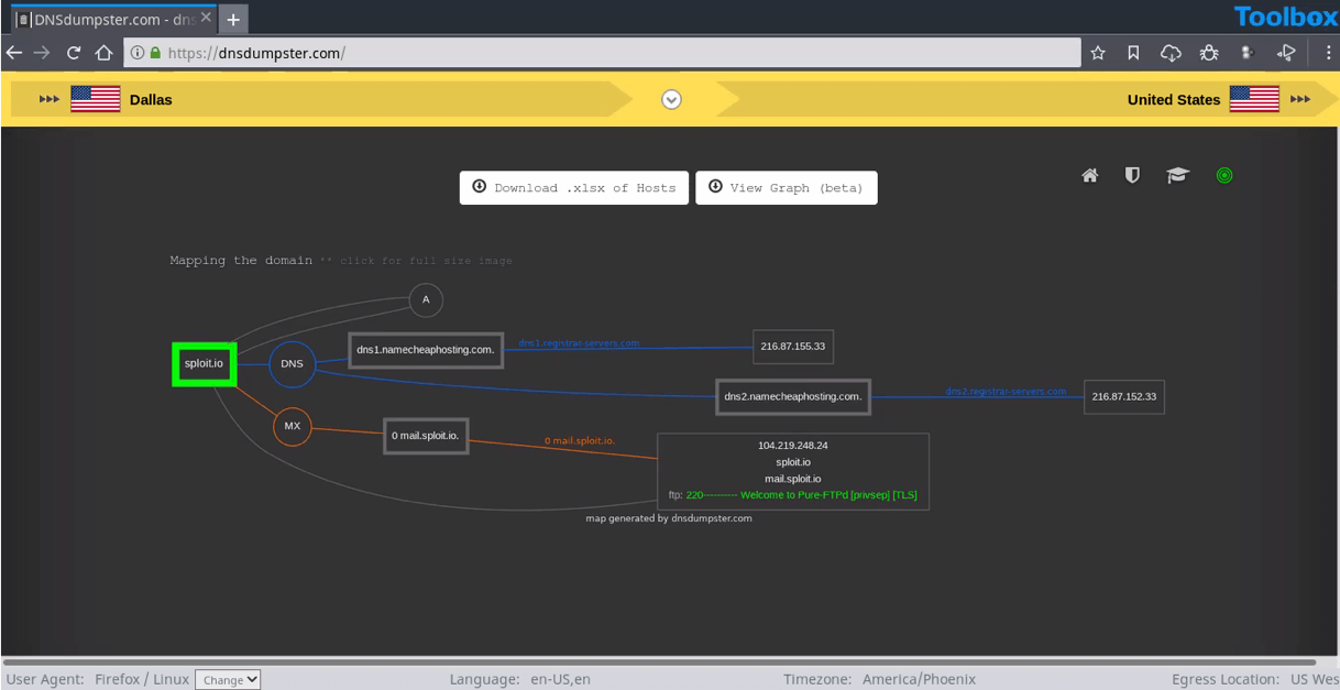 DNSdumpster: Find and Look Up DNS Records