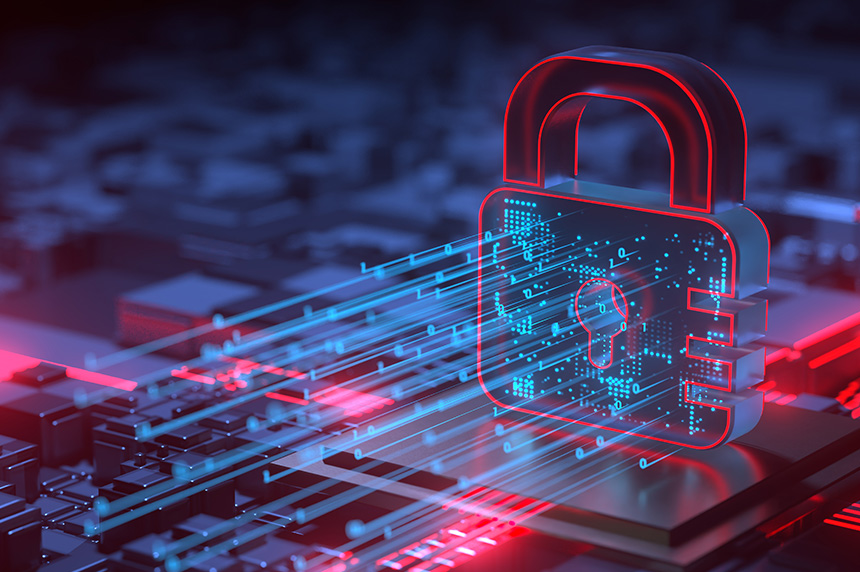 cyber lock graphic