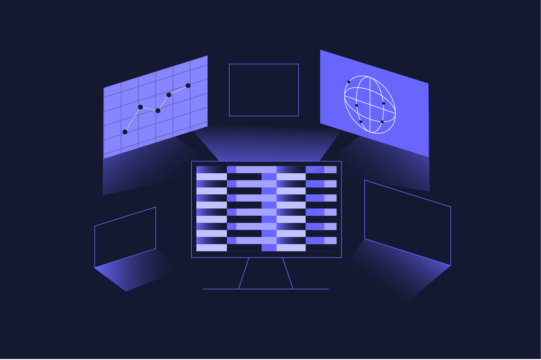 illustration of computer screens