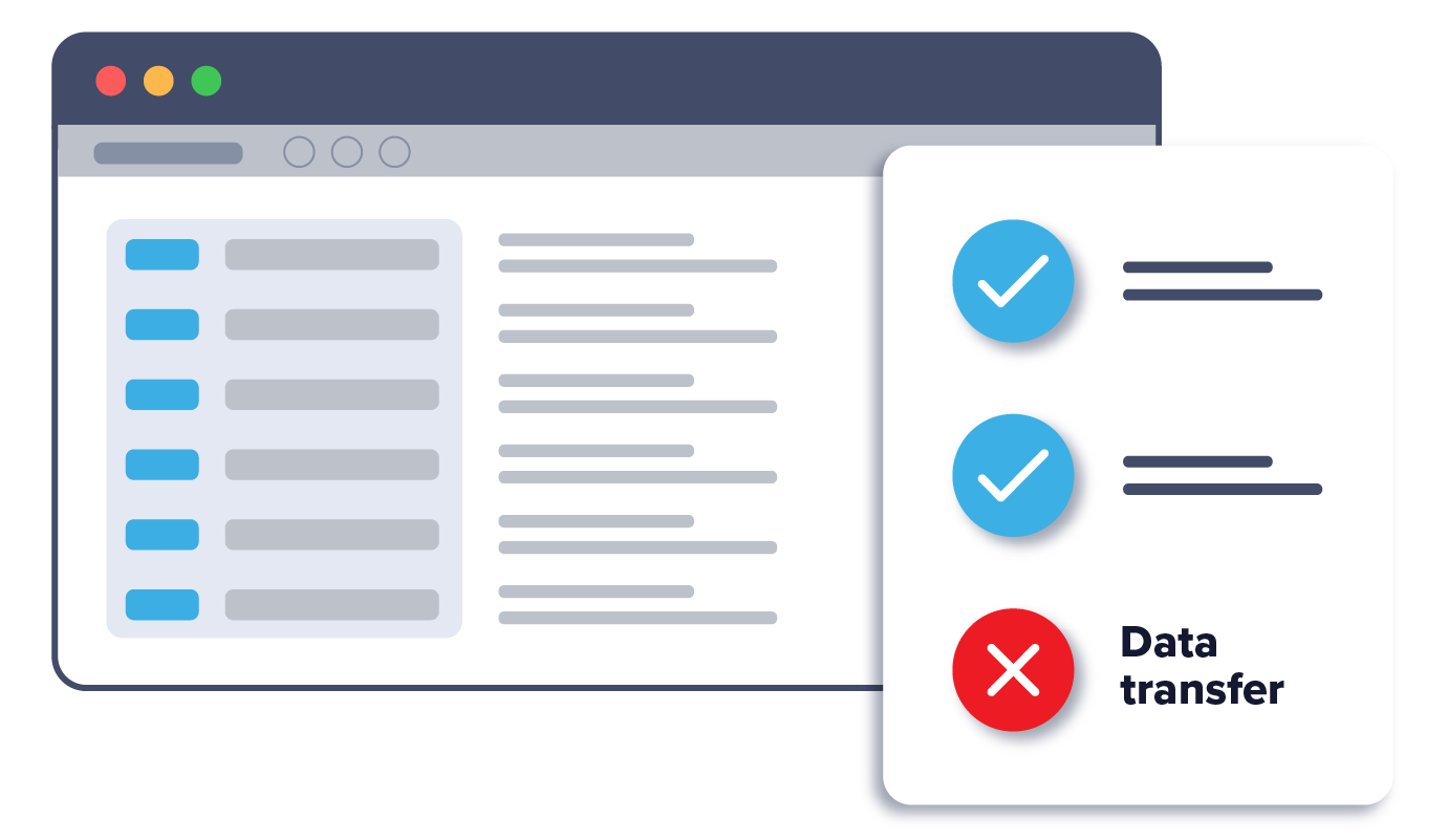 2. IT sets DLP policies, limiting copy/paste, up/download, printing