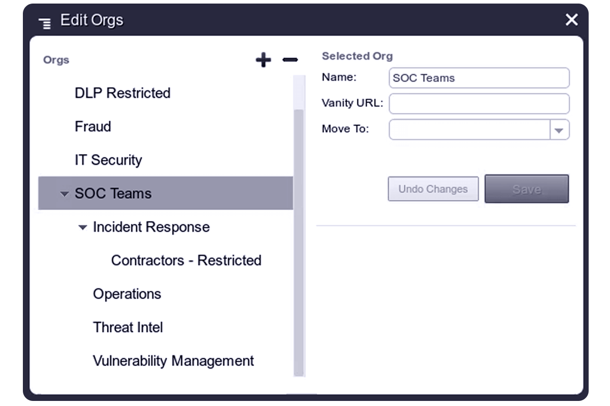 Role-based provisioning screen gray