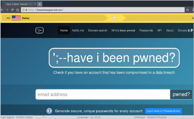 Have I Been Pwned?