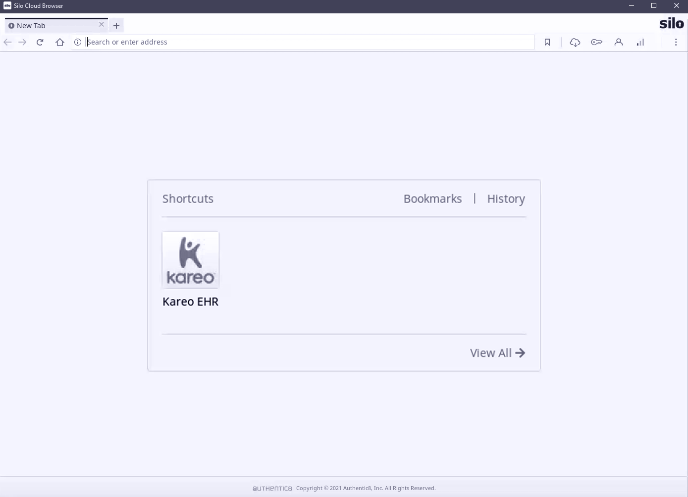 secure workspace screenshot gray