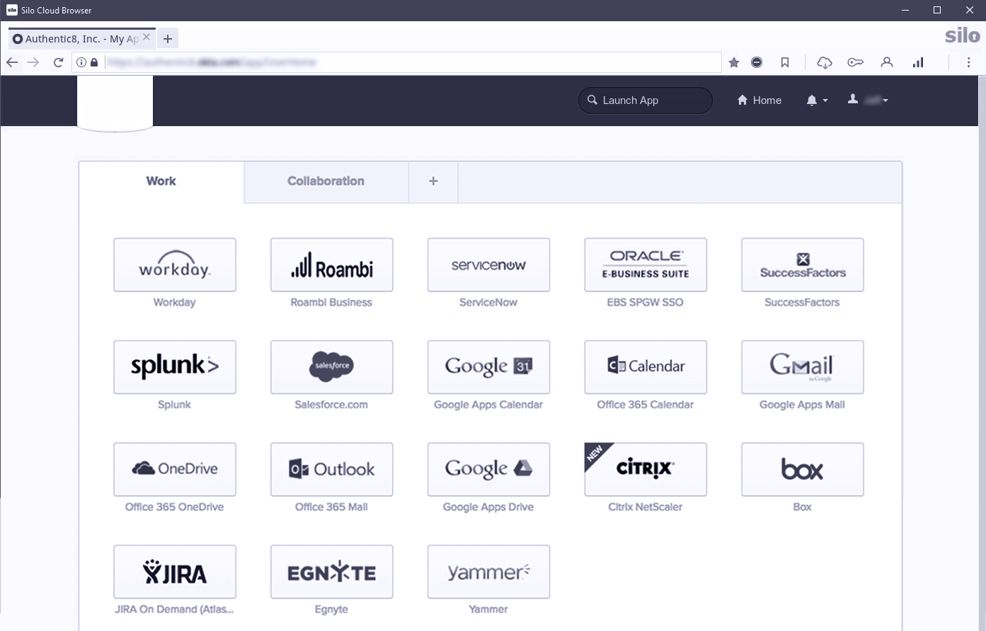 Integrated with your infrastructure screenshot gray