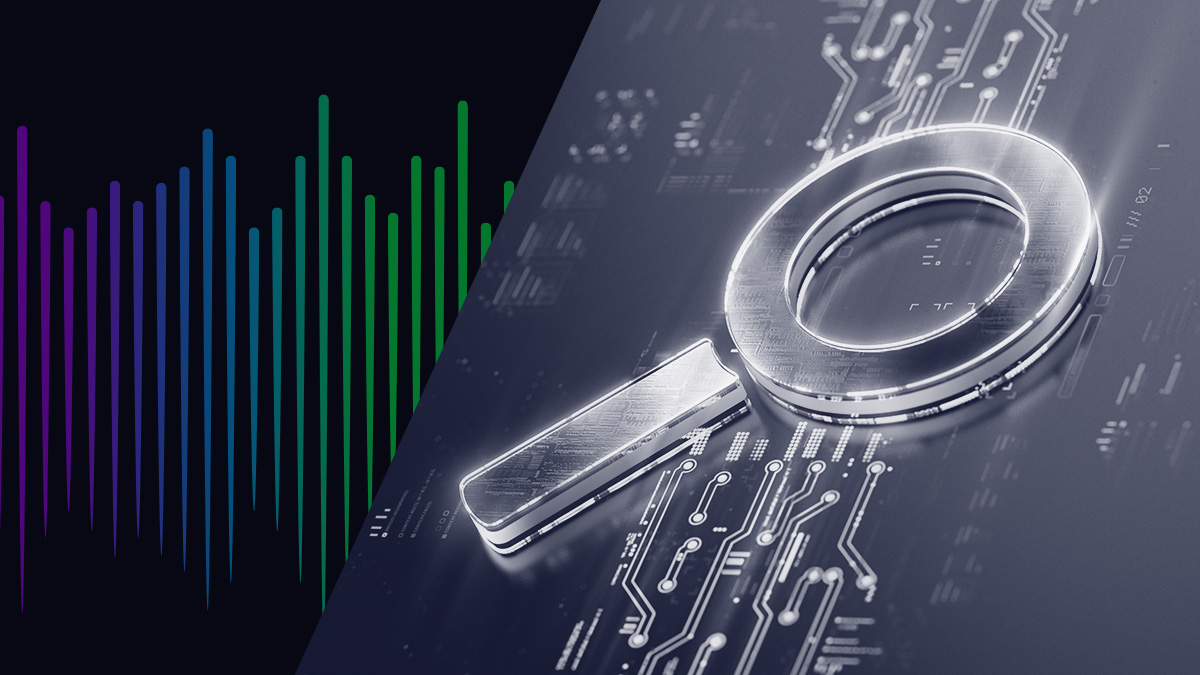 cyber graphic of a magnifying glass