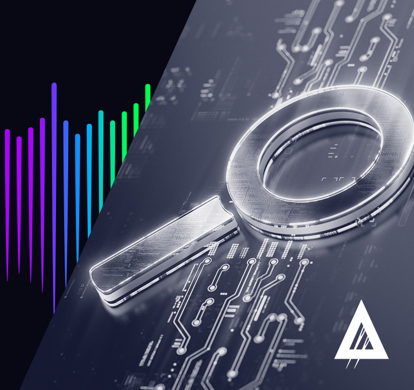 cyber graphic of magnifying glass