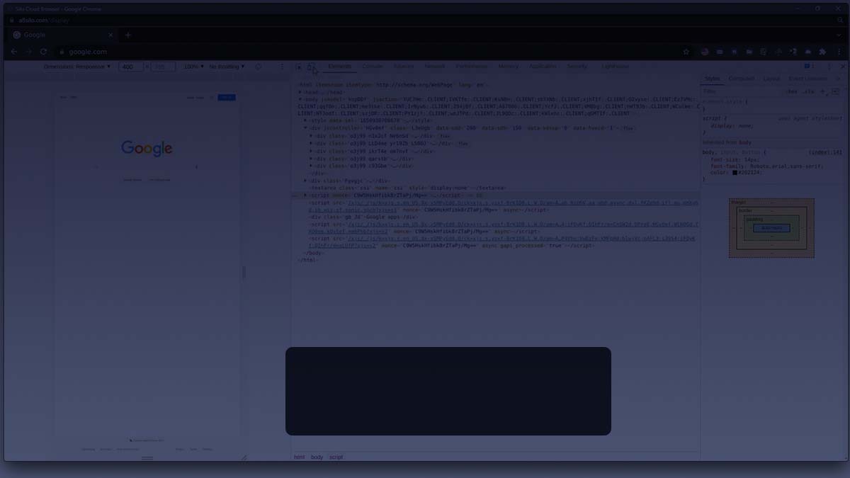 Chrome DevTools demo