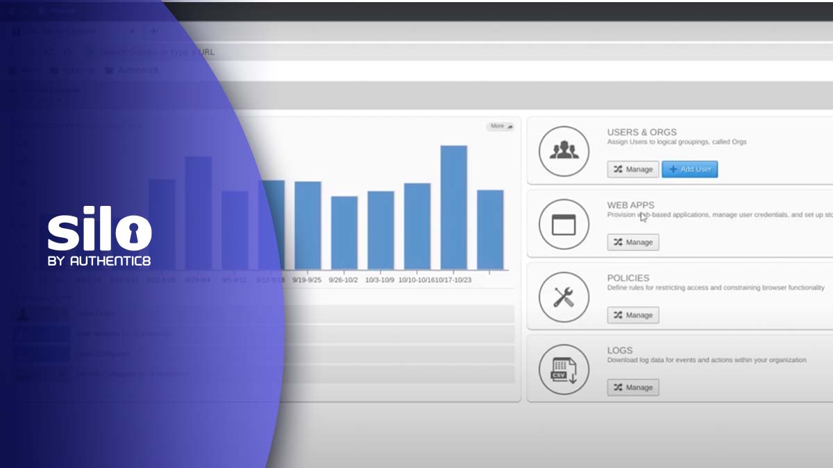 Silo for Research Admin Console start screen